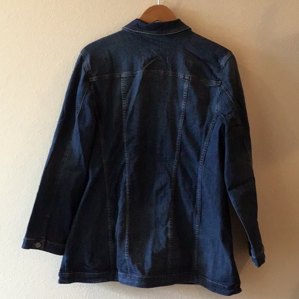 Chico’s Denim Jacket size 3 - Picture 3 of 7